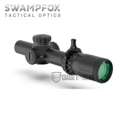 Lunette LPVO SWAMPFOX Tomahawk II 1-6x24 SFP Red Fiber Optic MIL 34mm