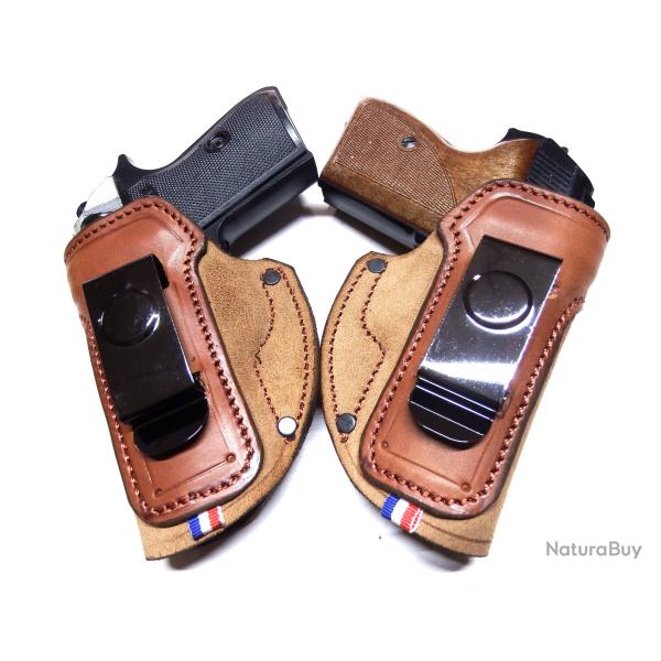 ETUI  INSIDE, peau souple, � clip TOWNSEND pour Walther PPK  ... (Entreprise artisanale fran�aise)