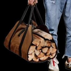 SAC TRANSPORT BOIS POUR RAVITAILLEMENT DE LA CHEMINEE