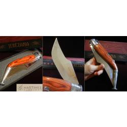 JEREZANA MARTINEZ - GRAND COUTEAU NAVAJA EN COFFRET