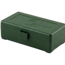 BOITE DE RANGEMENT VERTE 50 MUNITIONS CAL 9MM