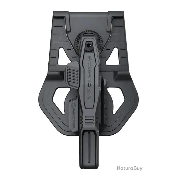 HOLSTER A RETENTION ACTIVE GAUCHE RECOVER G7A - NOIR