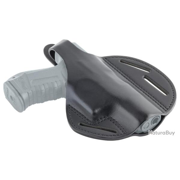 HOLSTER CUIR RETENTION SANGLE POUR WALTHER P99/H&K P30