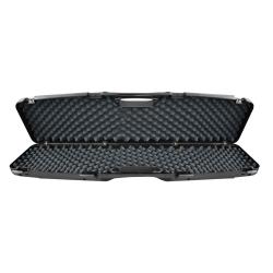 MALLETTE POUR ARME, FERMETURE 4 ATTACHES, MOUSSE ALVEOLEE, 110X25X11 CM