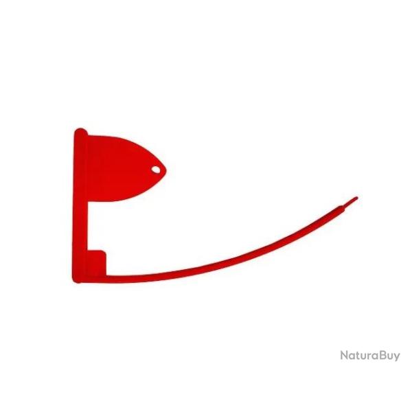 TEMOIN DE CHAMBRE VIDE PISTOLET �4MM, L130MM, ROUGE