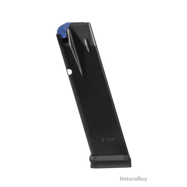CHARGEUR 18+2 CPS PDP FULL SIZE SF/POLY. 9X19, RALLONGE CHARGEUR ALU - NOIR