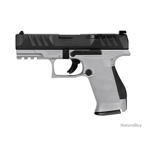 PIST PDP COMPACT WALTHER 4'' CAL 9X19, 15 COUPS - TUNGSTEN GREY