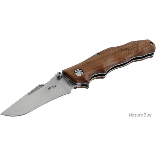 COUTEAU PLIANT WALTHER AFW 3 - ADVENTURE FOLDER WOOD 3
