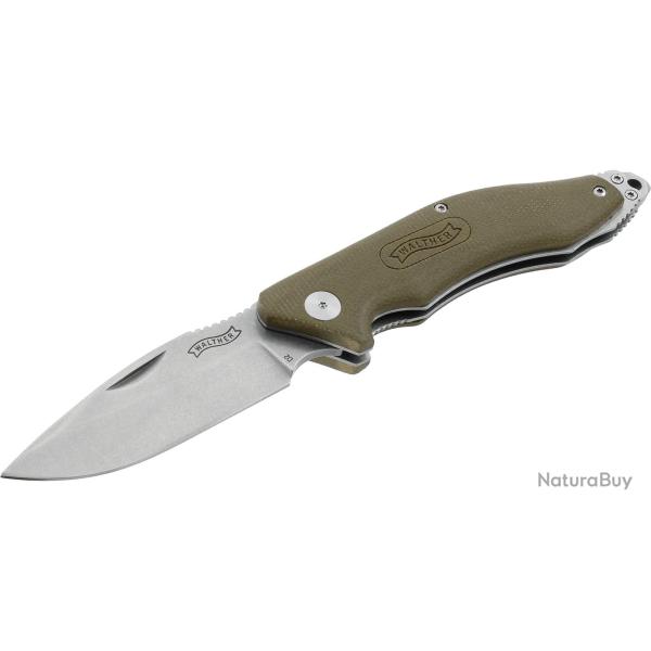 COUTEAU PLIANT WALTHER GREEN NATURE KNIFE 2