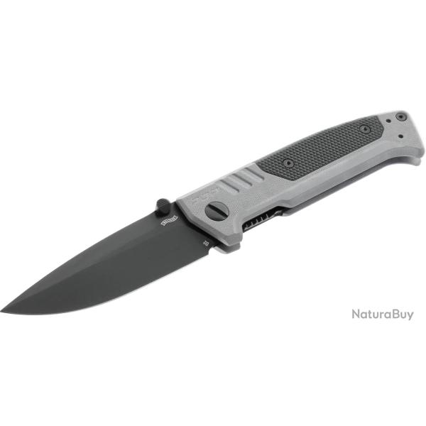 COUTEAU PLIANT WALTHER PDP SPEARPOINT FOLDER TUNGSTEN GREY