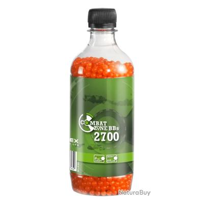 Billes Airsoft Combat Zone – 6 Mm – Jaunes – 0,12 G – Sachet De 1000 – Neuves