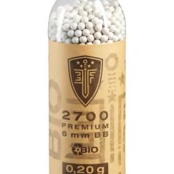 BILLES BBS 6MM ELITE FORCE BIO BLANCHE 0.20G BOUTEILLE X2700