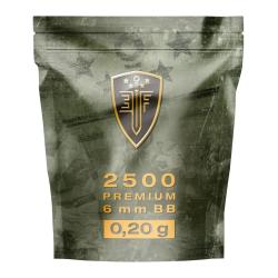 BILLES BBS 6MM ELITE FORCE BLANCHE 0.20G SACHET X2500