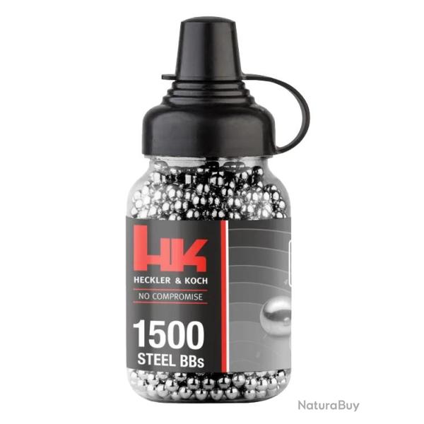 BILLES HK BB STEEL CAL 4.5 MM 0.35G X1500