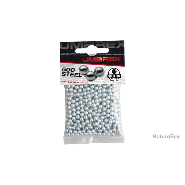 BILLES UMAREX BB STEEL 4.5 MM 0.35G X500