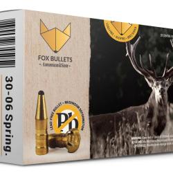 CART SANS PLOMB FOX BULLETS 30-06 FOX CLASSIC HUNTER 150 GR (PAR BOITE DE 20)