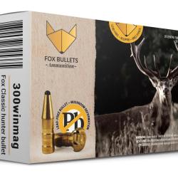 CART SANS PLOMB FOX BULLETS 300WM FOX CLASSIC HUNTER 180 GR (PAR BOITE DE 20)