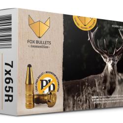 CART SANS PLOMB FOX BULLETS 7X65R FOX CLASSIC HUNTER 130 GR (PAR BOITE DE 20)