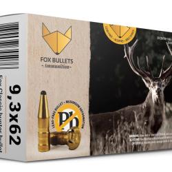 CART SANS PLOMB FOX BULLETS 9,3X62 FOX CLASSIC HUNTER 220 GR (PAR BOITE DE 20)