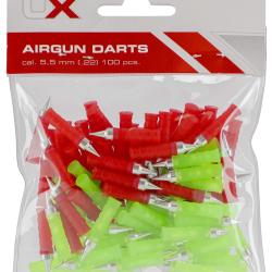 FLECHETTES POUR ARMES A AIR COMPRIME CAL 5.5MM UX SACHET DE 100 PCS