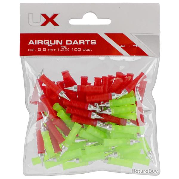 FLECHETTES POUR ARMES A AIR COMPRIME CAL 5.5MM UX SACHET DE 100 PCS