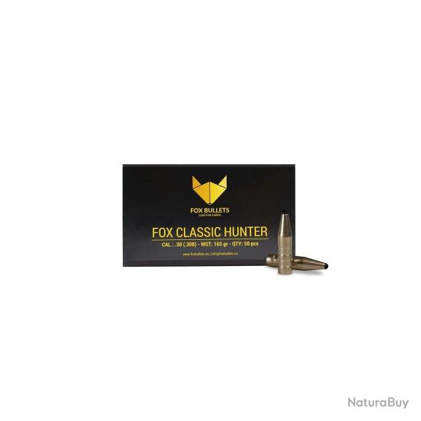 OGIVES SANS PLOMB FOX CLASSIC HUNTER .30 (.308) 165 GR - 50 PIECES