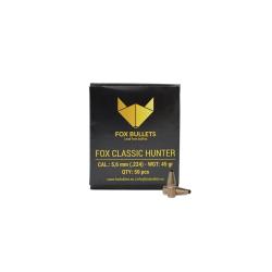 OGIVES SANS PLOMB FOX CLASSIC HUNTER 5,6 MM (.224) 45 GR - 50 PIECES