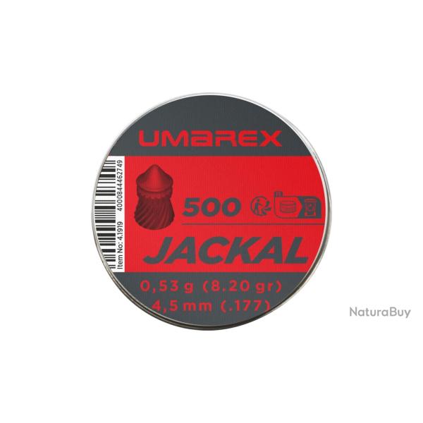 PLOMB UMAREX JACKAL POINTU CAL 4.5 MM 0.53 G X500