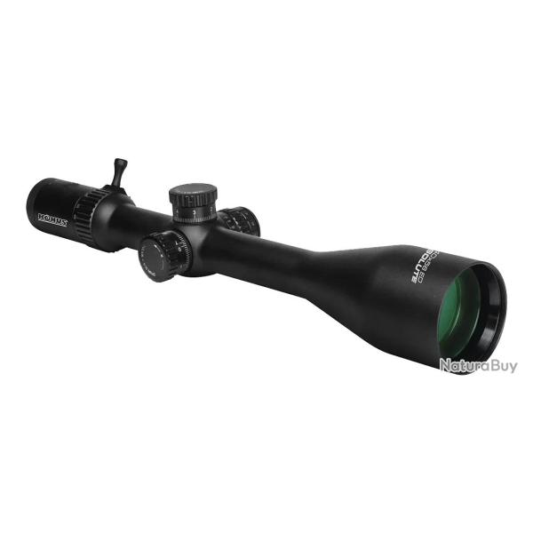 LUNETTE KONUS ABSOLUTE 5-40X56 RET MODIFIE 1/2 MIL-DOT LUMINEUX ROUGE-BLEU