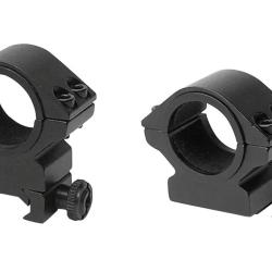 MONTAGE KONUS DUAL-T POUR RAIL WEAVER/PICATINNY DIAM 25.4 ET 30MM