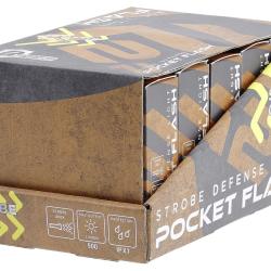 PRESENTOIR AVEC 10 LAMPES DE POCHE DEFENSE STROBOSCOPIQUE P2P 500 LUMENS