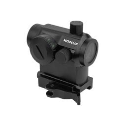 VISEUR KONUS SIGHT PRO NUCLEAR-QR 1X22 3 MOA MONTAGE DOUBLE : HAUT (QR) ET BAS