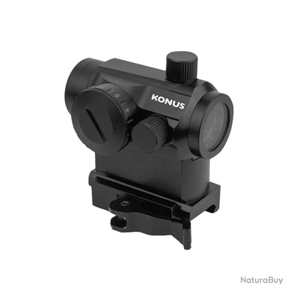 VISEUR KONUS SIGHT PRO NUCLEAR-QR 1X22 3 MOA MONTAGE DOUBLE : HAUT (QR) ET BAS