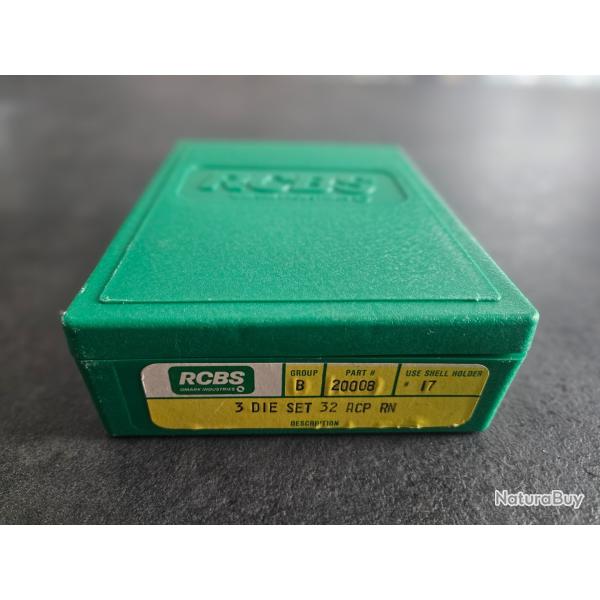 Jeu d'outils RCBS 32 ACP / 7,65 Browning