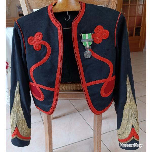 Superbe ensemble BOLERO et GILET mod�le 1879 d'un sergent-major