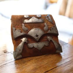 Ancienne cartouchi&egrave;re de chasse &eacute;poque Louis-Philippe Ier