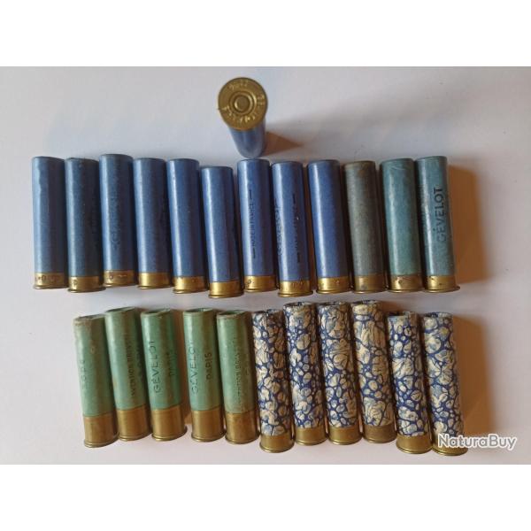 Cartouches anciennes de 14 mm