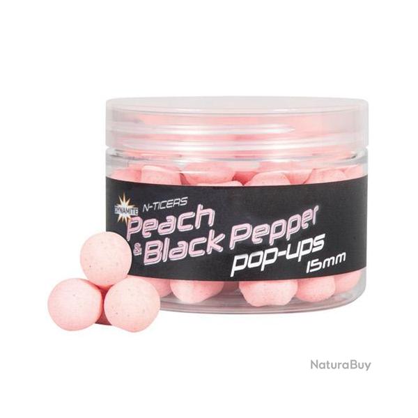 Pop Ups Dynamite N-Ticers Peach & Black Pepper 15mm