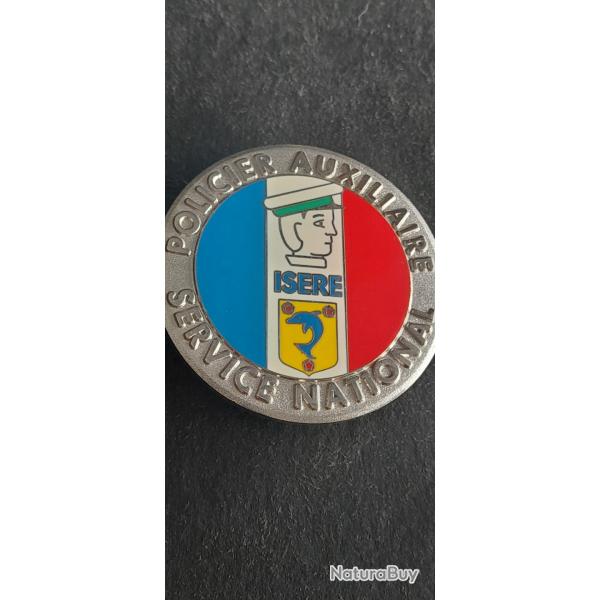 INSIGNE POLICIER AUXILIAIRE ISERE