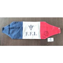 Brassard FFI r&eacute;sistant croix de lorraine COPIE ref 1