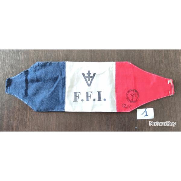 Brassard FFI r�sistant croix de lorraine COPIE ref 1