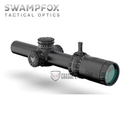 Lunette LPVO SWAMPFOX Arrowhead 1-8x24 SFP Rouge MIL 30mm