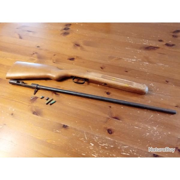 Crosse et canon + boitier de 9 mm