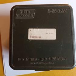 Boite de rangement 25 Dosettes Poudre Noire - Bidons vide sans poudre