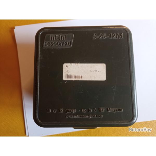 Boite de rangement 25 Dosettes Poudre Noire - Bidons vide sans poudre