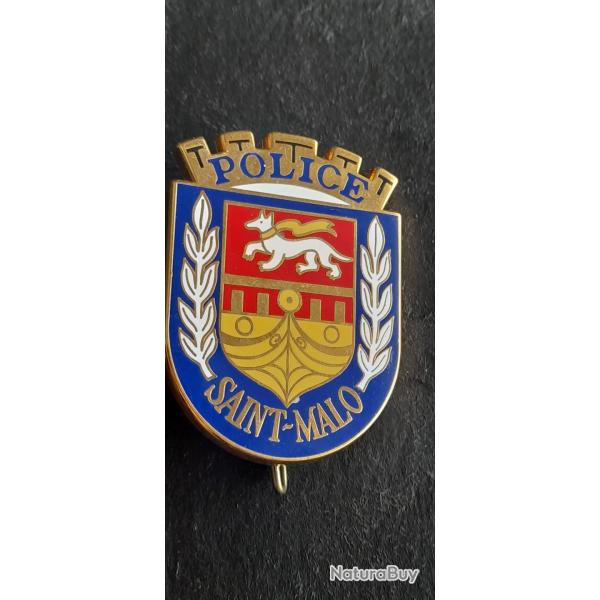 INSIGNE POLICE SAINT MALO