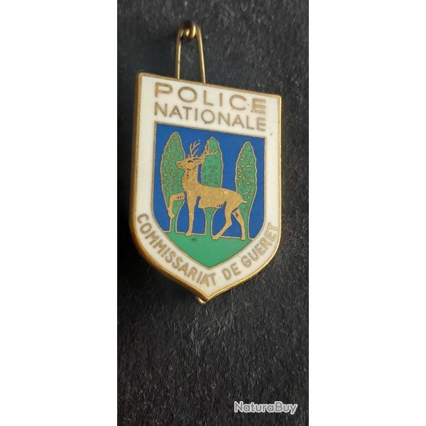 INSIGNE POLICE NATIONALE GUERET