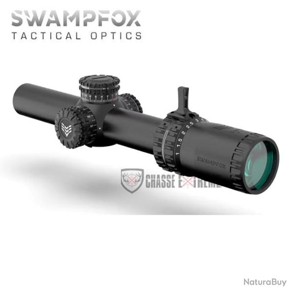 Lunette LPVO SWAMPFOX Arrowhead 1-8x24 SFP Rouge BDC 30mm