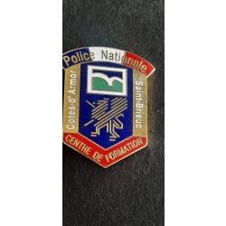 INSIGNE POLICE NATIONALE CENTRE DE FORMATION ST BRIEUC