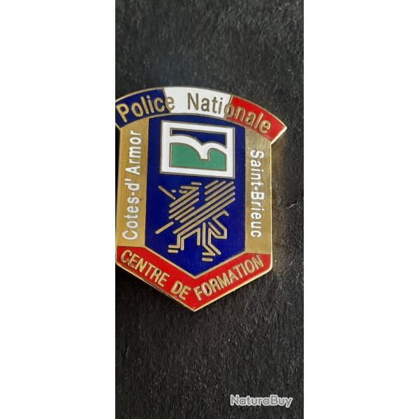 INSIGNE POLICE NATIONALE CENTRE DE FORMATION ST BRIEUC
